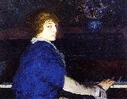 George Wesley Bellows Emma at the Piano oil painting on canvas